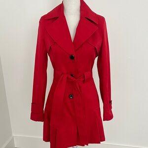 Via Spiga Red Trench Coat for Women